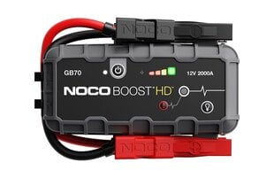 Пусковое устройство NOCO GB70 Boost 12V 2000A Jump Starter со встроенной батареей 12V/USB цена и информация | Зарядные устройства для аккумуляторов | 220.lv