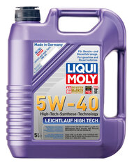 Liqui Moly Leichtlauf High Tech 5W-40 sintētiskā motoreļļa, 5L cena un informācija | Motoreļļas | 220.lv