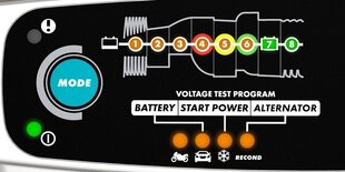 Impulsu akumulatora lādētājs Ctek MXS 5.0 TEST &amp; CHARGE cena un informācija | Akumulatoru lādētāji | 220.lv