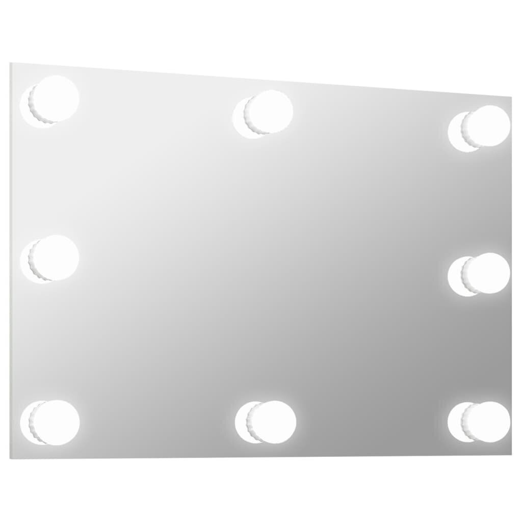 Sienas spogulis ar LED apgaismojumu цена и информация | Spoguļi | 220.lv