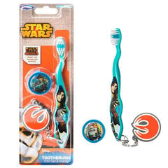 Зубная щетка для детей STAR WARS синего цвета. цена и информация | Зубные щетки, пасты | 220.lv