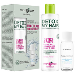 Montibello Smart Touch Detox My Hair Micellar šampūns matiem 300ml + micelārais šķidrums sejai 30ml cena un informācija | Matu uzlabošanai | 220.lv