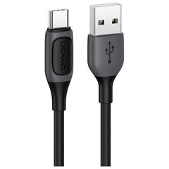 Кабель Usams US-SJ596 USB-C | 3A 1m черный цена и информация | Кабели для телефонов | 220.lv