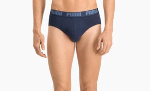 Puma Trikotāžas Apakšveļa Basic Brief Blue 889100 21/L cena un informācija | Vīriešu apakšbikses | 220.lv