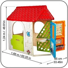 Feber dārza māja ar virpuļdurvīm + 6 rotaļu laukumiem cena un informācija | Bērnu rotaļu laukumi, mājiņas | 220.lv