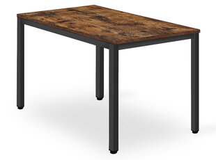 Кухонный стол Leobert Tessa, коричневый/черный цена и информация | Кухонные и обеденные столы | 220.lv