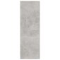 grāmatu plaukts, betona pelēks, 66x30x97,8 cm, skaidu plāksne cena un informācija | Plaukti | 220.lv
