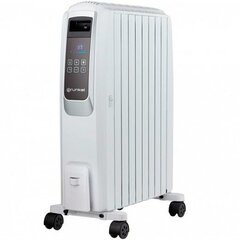 Olieradiator (8 kamers) Grunkel RAC-8 Piros Digitāls Balts 2000 W cena un informācija | Sildītāji | 220.lv