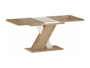 Обеденный стол Signal Exel, коричневый/белый цвет цена и информация | Кухонные и обеденные столы | 220.lv