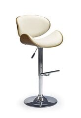 Bāra krēsls Halmar H-44, brūns/krēmkrāsas cena un informācija | Virtuves un ēdamistabas krēsli | 220.lv