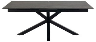 Обеденный стол Actona Heaven, 200-240x100 см, черный цвет цена и информация | Кухонные и обеденные столы | 220.lv