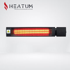 Infrasarkano staru sildītājs Heatum H2000R URBAN Black цена и информация | Обогреватели | 220.lv