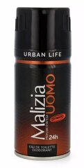 Izsmidzināmais dezodorants Malizia Uomo Urban Life vīriešiem, 150ml cena un informācija | Dezodoranti | 220.lv