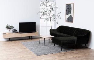 Televizora galdiņš Connect, brūns/melns cena un informācija | TV galdiņi | 220.lv