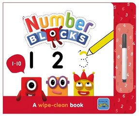 Numberblocks 1-10: A Wipe-Clean Book цена и информация | Книги для малышей | 220.lv