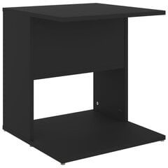 galdiņš, melns, 45x45x48 cm, skaidu plāksne cena un informācija | Žurnālgaldiņi | 220.lv