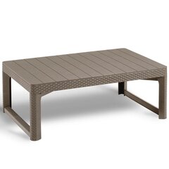 Садовый стол Lyon Rattan Table, бежевый цена и информация | Столы для сада | 220.lv