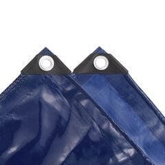 brezenta pārklājs, tents, 650 g/m², 2x3 m, zils цена и информация | Зонты, маркизы, стойки | 220.lv