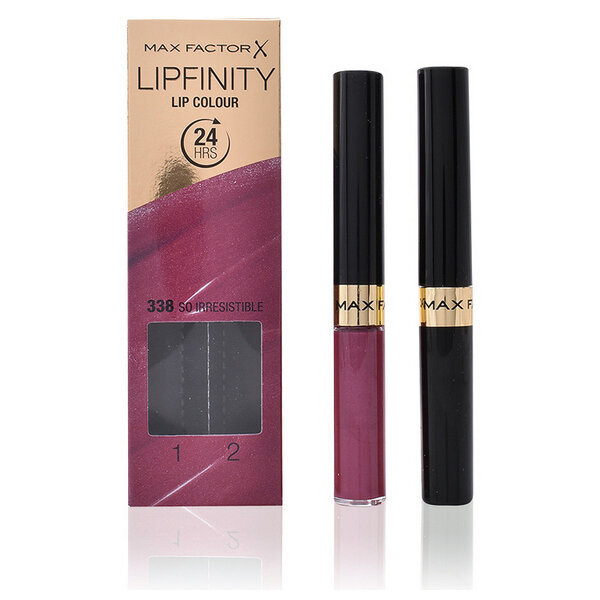 'Set kozmetike za žene Lipfinity Max Factor 2 pcs' cena un informācija | Lūpu krāsas, balzāmi, spīdumi, vazelīns | 220.lv