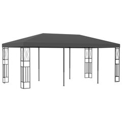 dārza nojume, 3x6 m, antracītpelēks audums цена и информация | Беседки, навесы, тенты | 220.lv