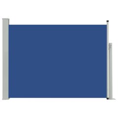 izvelkama sānu markīze, zila, 100x500 cm cena un informācija | Saulessargi, markīzes un statīvi | 220.lv