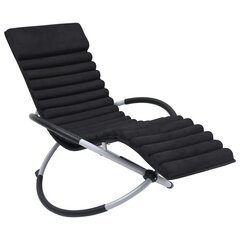Sauļošanās krēsla matracis , melns cena un informācija | Krēslu paliktņi | 220.lv