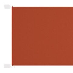 vertikāla markīze, sarkanbrūna, 140x360 cm, Oksfordas audums cena un informācija | Saulessargi, markīzes un statīvi | 220.lv