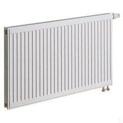 KERMI radiators 0.5 x 0.5 m, vienrindu, apakšā savienojums ar iebūvētu vārstu. cena un informācija | Apkures radiatori | 220.lv