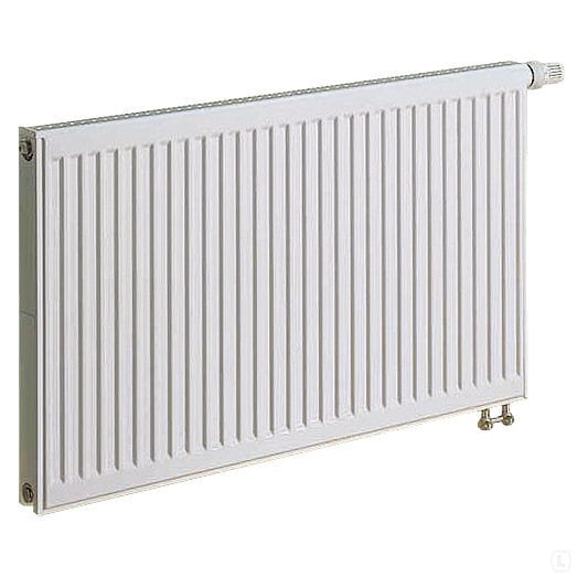 KERMI radiators 0.5 x 0.9 m, vienrindu, apakšā savienojums ar iebūvētu vārstu. cena un informācija | Apkures radiatori | 220.lv