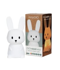 Silikona nakts gaisma InnoGIO Midi Rabbit, GIO-136 cena un informācija | Bērnu drošības preces | 220.lv