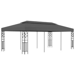 dārza nojume, 3x6 m, antracītpelēka цена и информация | Беседки, навесы, тенты | 220.lv