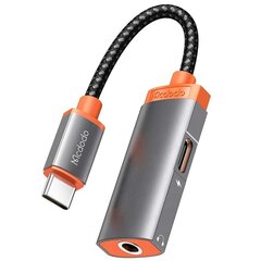 Адаптер для телефона Mcdodo, адаптер USB C MINI JACK с ЦАПом цена и информация | Адаптеры и USB разветвители | 220.lv