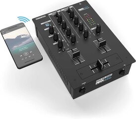 RELOOP RMX-10 BT 2 kanālu Bluetooth DJ mikseris ar iebūvētu Bluetooth savienojumu, melnu cena un informācija | Adapteri un USB centrmezgli | 220.lv