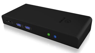 Icy Box IB-DK2251AC piezīmjdatoriem un personālajiem datoriem cena un informācija | Adapteri un USB centrmezgli | 220.lv