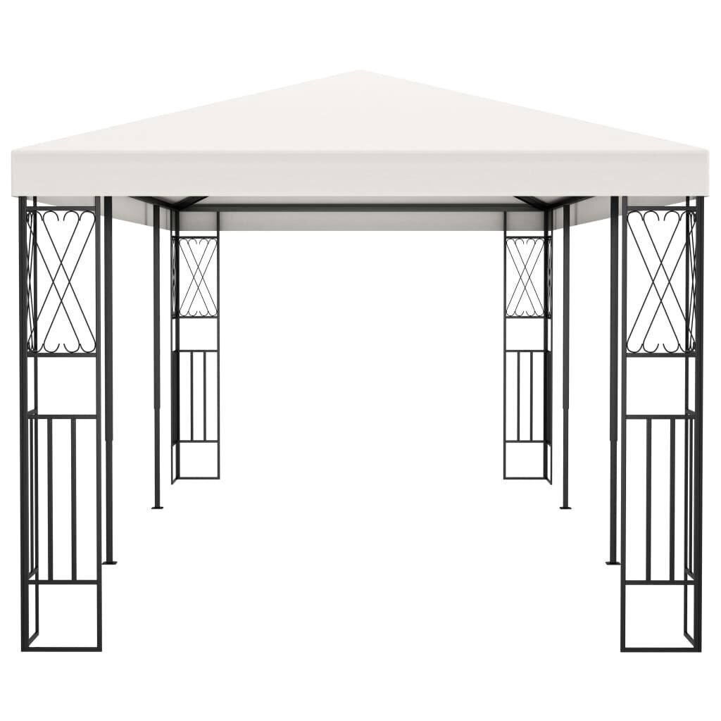 dārza nojume, 3x6 m, krēmkrāsas audums цена и информация | Dārza nojumes un lapenes | 220.lv