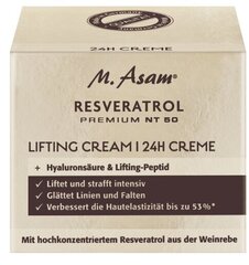 (DE) M.Asam, Resveratrol Lifting, Крем, 50мл. цена и информация | Наносите на чистую кожу лица. Подержите около 10-15 минут и смойте водой. | 220.lv