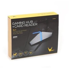 USB 2.0 Combo Gaming Hub 3 porti + microSD karšu lasītājs Omega OUHCRG2 cena un informācija | Adapteri un USB centrmezgli | 220.lv