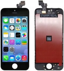 LCD ekrāns priekš Apple iPhone 5 5G BLACK cena un informācija | Telefonu rezerves daļas un instrumenti to remontam | 220.lv