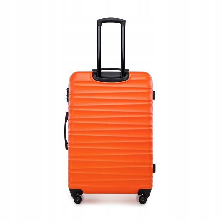 WITTCHEN liels oranžs ABS koferis cena un informācija | Koferi, ceļojumu somas | 220.lv