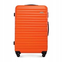 WITTCHEN большой оранжевый чемодан из АБС-пластика цена и информация | Чемоданы, дорожные сумки | 220.lv
