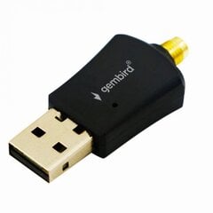 Gembird WNP-UA300P-02 High power USB WiFi adapter, 300 Mbps cena un informācija | Adapteri un USB centrmezgli | 220.lv