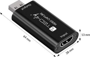 Techly I-USB-VIDEO-1080TY cena un informācija | Adapteri un USB centrmezgli | 220.lv