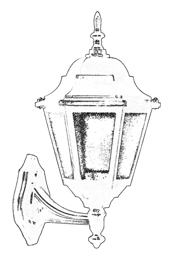 Āra sienas lampa Avonni BAP-68206-BSY, 1 gab. цена и информация | Āra apgaismojums | 220.lv