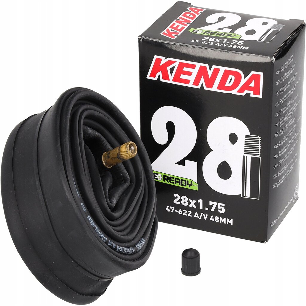 Kenda 28 x 1.75 47-622 A/V 48 Mm Schrader auto vārsts Velosipēda caurule cena un informācija | Velo riepas, kameras | 220.lv