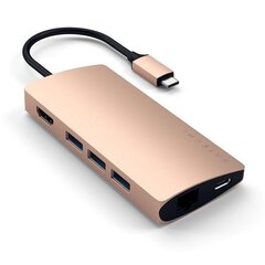 Adapteris USB-C Multi-Port 4K Gigabit Ethernet, Satechi cena un informācija | Adapteri un USB centrmezgli | 220.lv