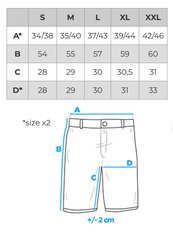 Šorti vīriešu Ombre W527 cena un informācija | Vīriešu šorti | 220.lv