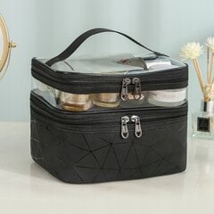 Sieviešu ceļojumu kosmētikas organizators Vanity Case Black J1 цена и информация | Косметички, косметические зеркала | 220.lv