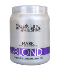 Маска для волос Stapiz Sleek Line Violet Blond 1000 мл цена и информация | Бальзамы, кондиционеры | 220.lv