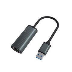 Adapteris Savio USB-A 3.1 Gen 1 - RJ-45 Gigabit Ethernet cena un informācija | Adapteri un USB centrmezgli | 220.lv