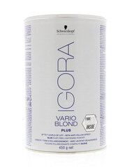 IG Vario Blond Light Plus Blue Powder Bleach (Pūderis) 450 g cena un informācija | Matu krāsas | 220.lv